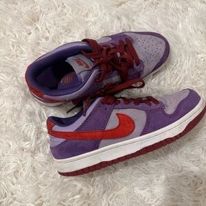 Nike Red and Purple Athletic Shoes
